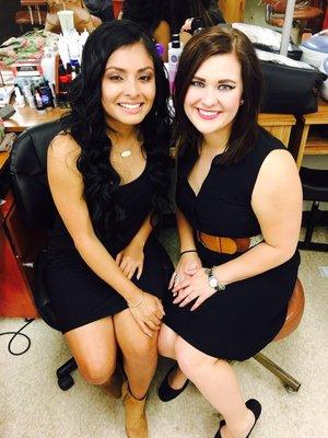 Manicure graduate Daisy Hernandez and Cosmetology graduate, Kasea Guston.