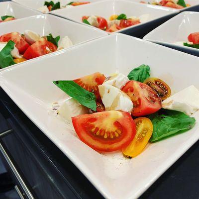 Farmers market caprese salad