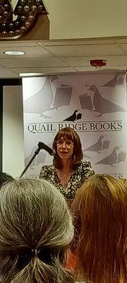 Visiting from Bookmarks in Winston Salem for Lisa See's event!