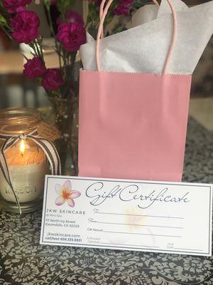 Gift Certificates available for all occasions.