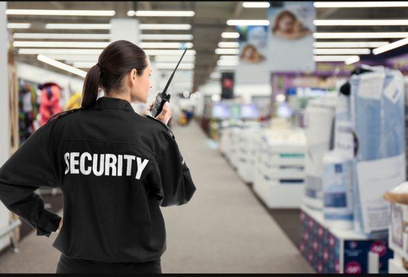 Retail security guard services