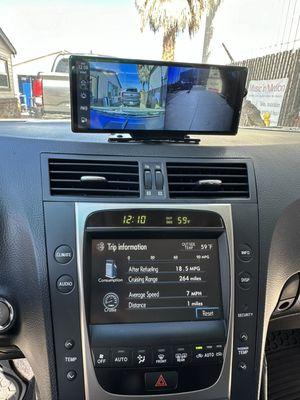 CarPlay upgrade with backup camera.