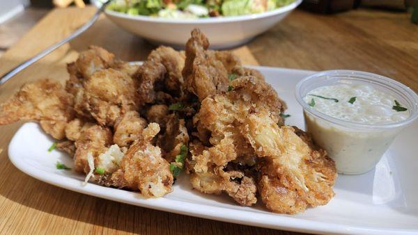 Crispy cauliflower was rather soft. Not fresh at all.