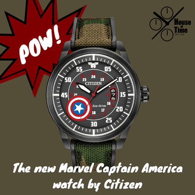 New inventory arrived and we have some fun Marvel inspired watches for you! Superpowers not included.