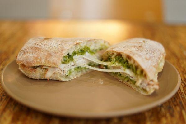 Turkey Pesto Panini. They changed their bread