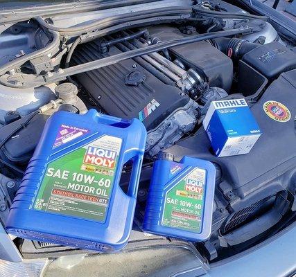 BMW m3 e46 LIQUI MOLY service