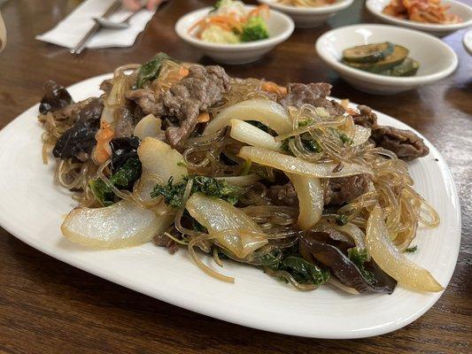 Jap chae with beef