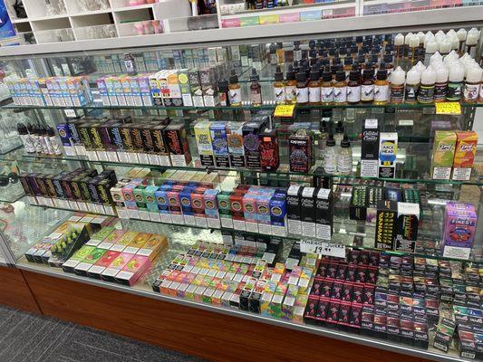 Vape juice selection