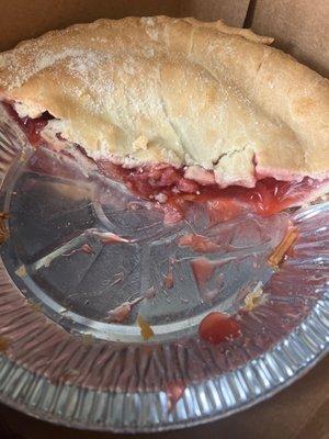 Strawberry-rhubarb pie