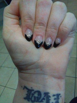 My amazing stiletto nails