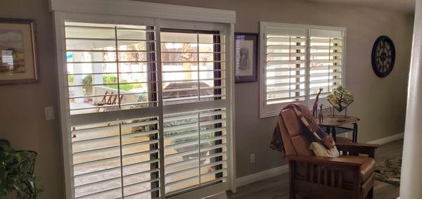 Shutters Sliding Glass doors