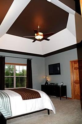 Dramatic Master Bedroom