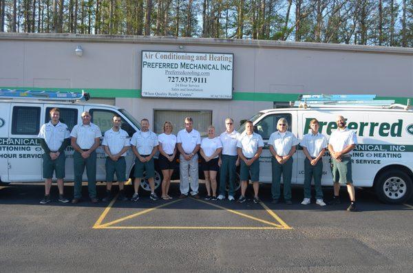 New Team Photo Preferred Mechanical Ac Repair Holiday FL