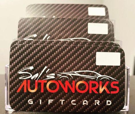 Custom gift cards