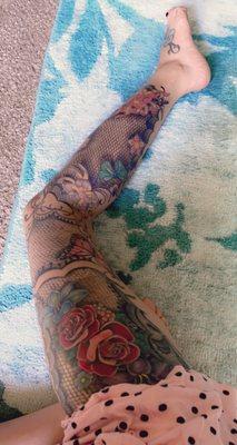 My left leg piece