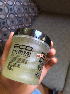 I found this ecostyle gel that had been the race for naturalistas