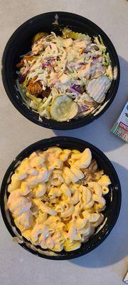 Mac and Fry bowls