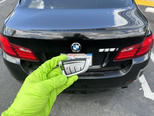 2011 BMW 535i all key lost (replacement key)