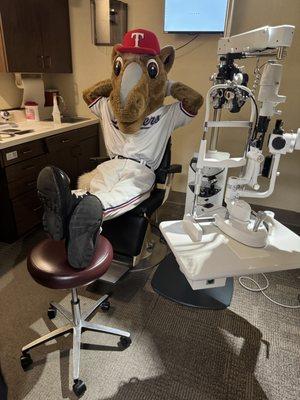 We are the proud LASIK Surgeons of the Texas Rangers & Captain!