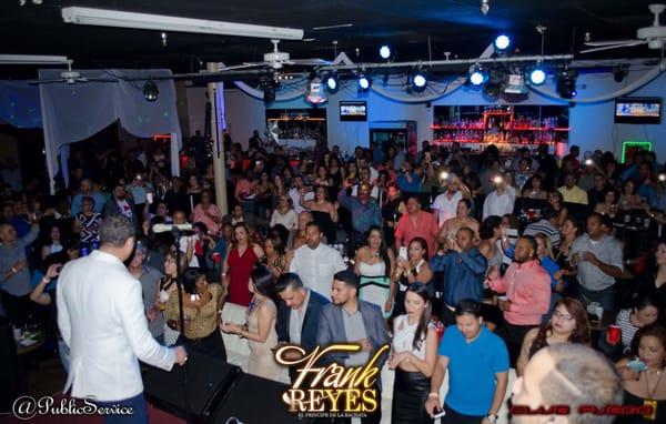 Frank Reyes live at Club Fuego. April 23rd 2016.