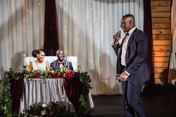 Such a beautiful fall wedding for this lovely couple.