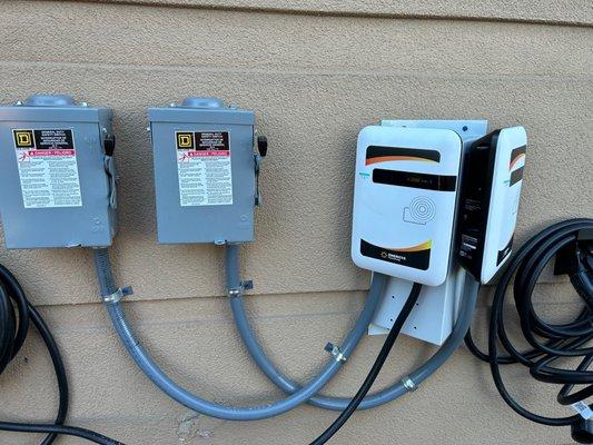 Homeowners' EV chargers installation