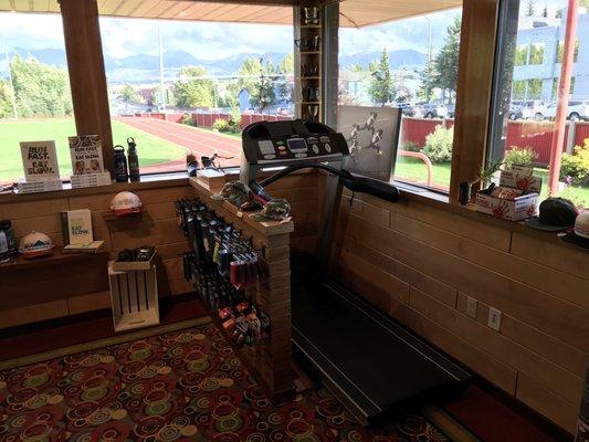 Get a gait analysis to determine the best footwear, then test them out on our in-store treadmill, with a view!