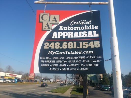 Full Service Auto Appraisal Total Loss Specialist Licensed and Bonded