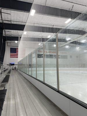 Inside rink