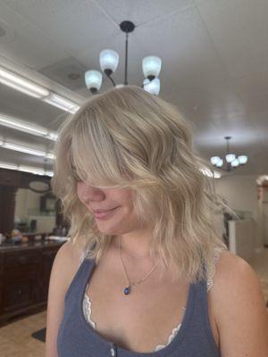 Full blonding- done by Alissa Madrid