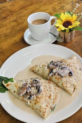 Chicken Marsala Crepe