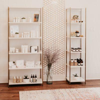 Retailing organic skincare and local goods!