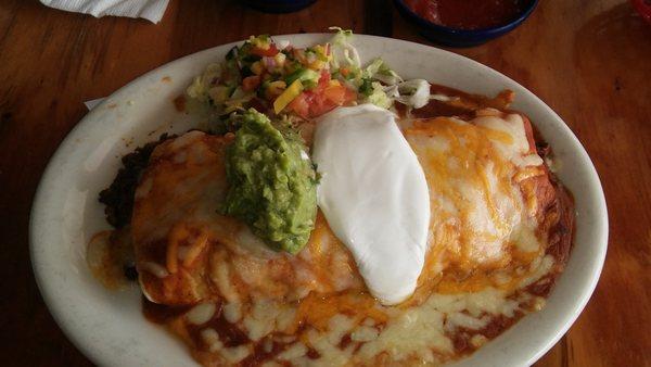 "Burrito Supreme" & Salad...AMAZING!!!