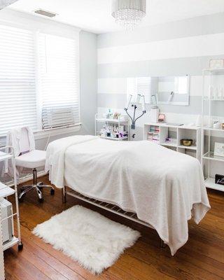 Clean, safe, inviting, relaxing environment for your skin wellness and beauty needs!