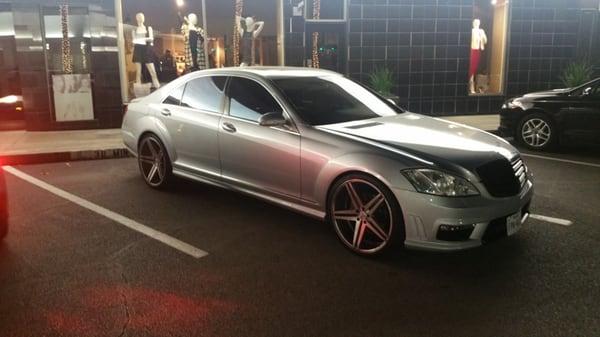 another pic of my car done by momentum autowerke. Mercedes Benz S550