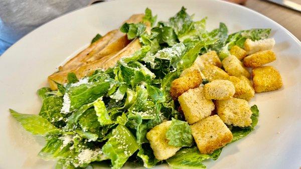 Chicken Caesar salad   @hybrideater