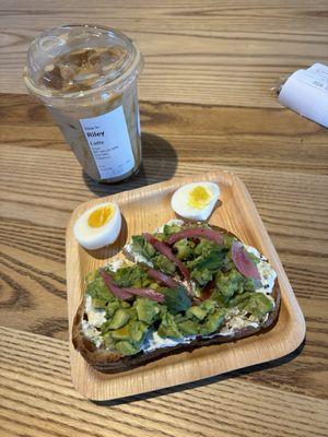 Sidecar coffee & Avocado Toast