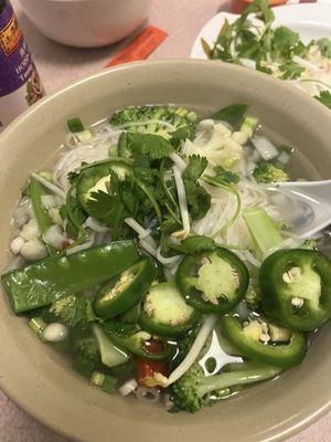 Vegetable pho