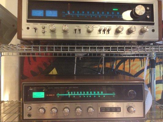 Always numerous, vintage receivers in stock.  Sansui, Pioneer, Yamaha, Kenwood, Harmon Kardon....