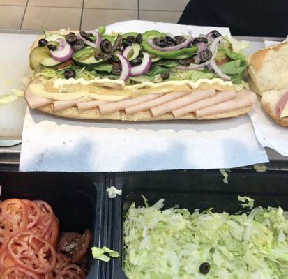 Our great looking foot longs!!