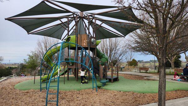 Upper area playground.