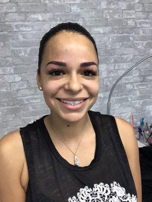 Microbladed brows! You'd never know!