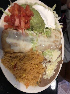 Shredded beef Chimi.