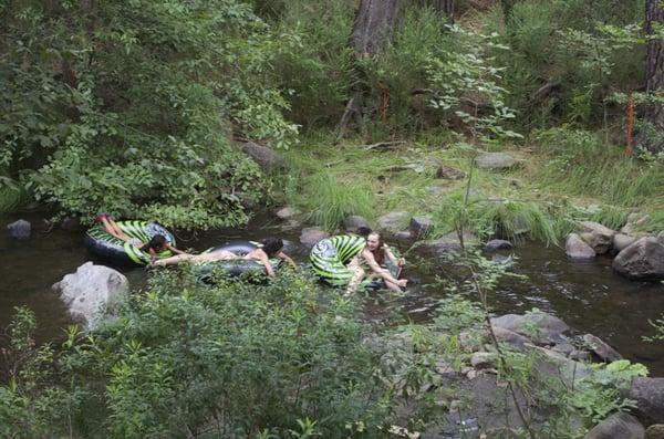 You'll never get tired of exploring the river on your tube.