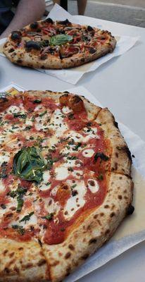 Everything pizza and class margherita