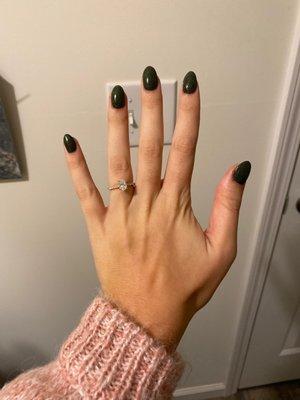 ANC manicure #61 deep majestic jade! The perfect fall/Halloween color