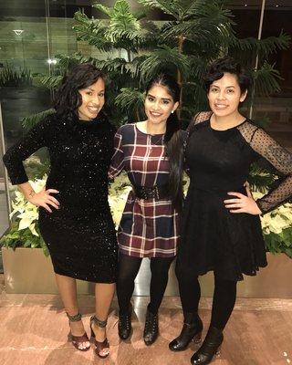 Holiday Party Fun with Sandy, Sarai and Sandra!