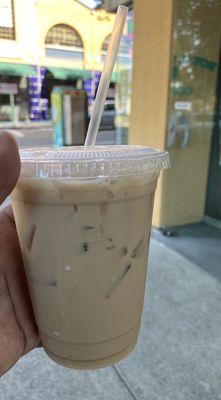 Iced chai latte