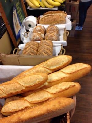 fresh clear flour bread every morning