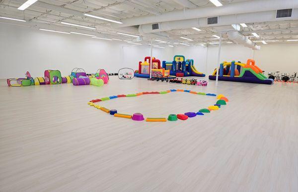 Our spacious indoor playground for clean and safe plays